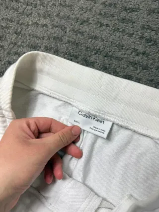 ¡¡OFERTA!! Talla S Pantalón Calvin Klein Blanco