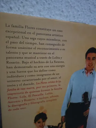 Libro Los Flores, Lola Flores + fotos