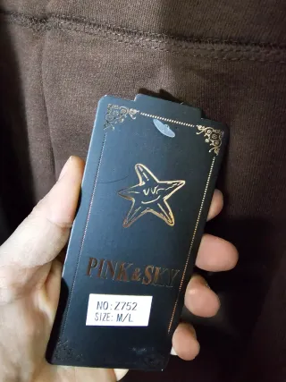 Leggings termici donna marrone