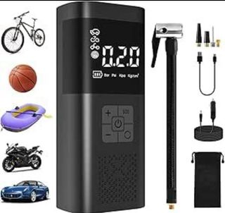 Gonfiatore Portatile LED SOS Auto Moto Palloni