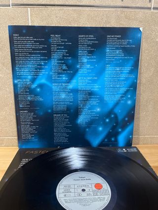 LP VINILO TOKIO “ FASTEN SEAT BELTS “