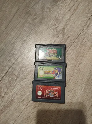 3 Giochi Game Boy Advance: Zelda, Sonic, Yu-Gi-Oh!