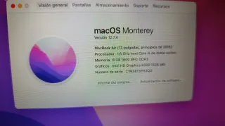 MacBook Air 13 2015 8GB RAM 128GB SSD