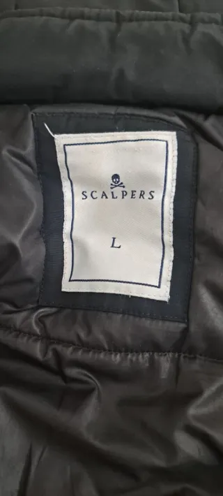 Parka Scalpers Negra Hombre