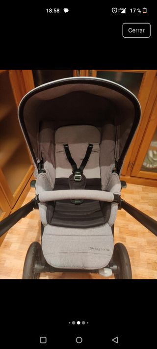 Passeggino Jané grigio/nero: ovetto + gruppo 0 + passeggino