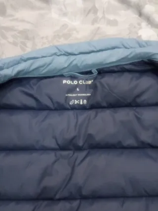 Chaqueta acolchada Polo Club azul
