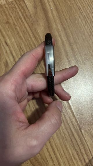 Pulsera Lotus Cuero y Acero