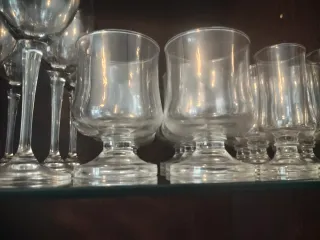 Set  Bicchieri Vintage Vetro