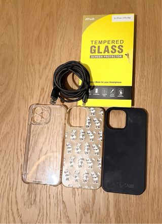 iPhone 13 Pro Max Azul + 3 Protectores Pantalla