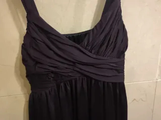 Vestido morado de fiesta