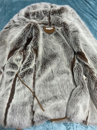 Abrigo El Corte Inglés Talla 46 Marrón