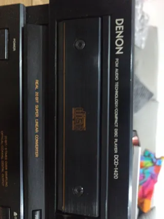 Reproductor CD Denon Negro