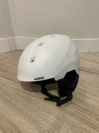 Casco de esquí Wedze blanco para niño
