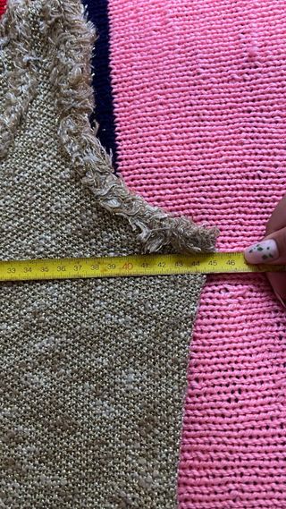 Vestido corto dorado talla L