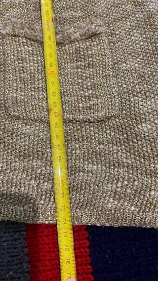 Vestido corto dorado talla L