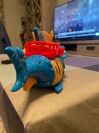 Barco Pirata Tiburón Azul