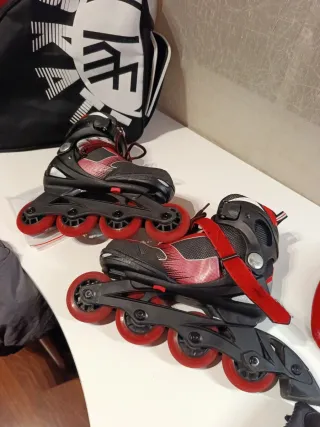 Conjunto Patines, Casco y Protección