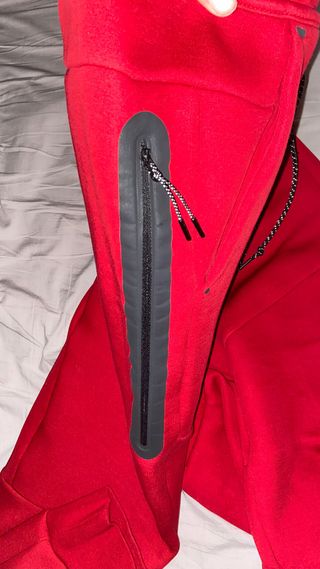 Pantalón Nike Tech Fleece Rojo Talla L