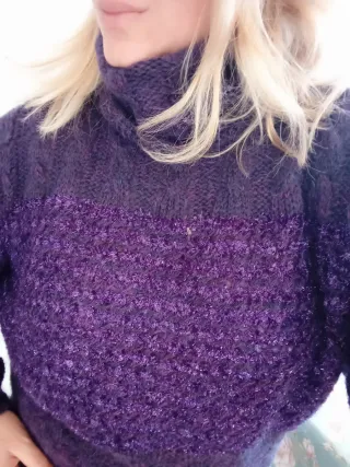 Maglioncino vintage viola