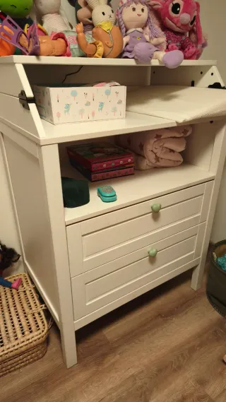 Cómoda Cambiador Ikea Sundvik Blanca