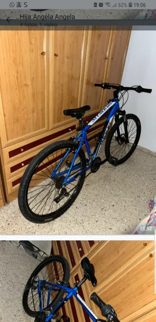 Bicicleta azul ATTACK DOS