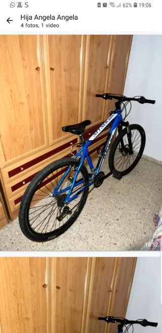Bicicleta azul ATTACK DOS