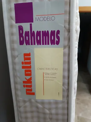 Somier pikolin y colchón pikolin Bahamas 90x190cm