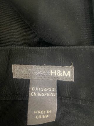 Pantalón chino H&M negro
