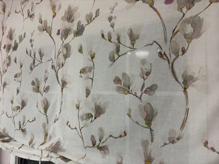 Estor de paquete algodón satén estampado flores