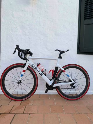 Bicicleta Carretera Merida Carbono Talla M