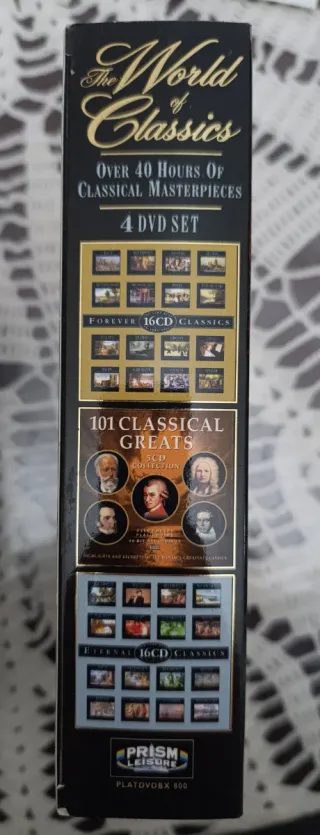 DVD The World of Classics - 4 Discos