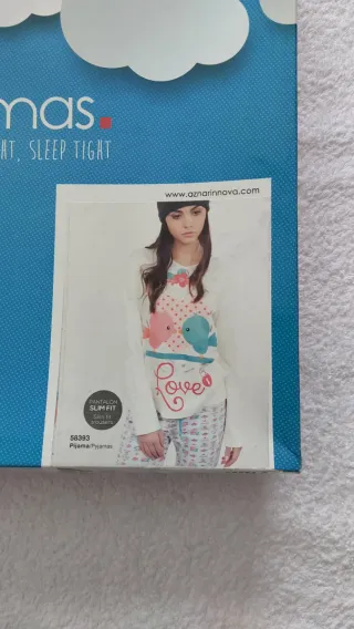 Pijama Apmas Niña Corazones y Pájaros