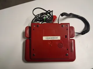 Telefono fisso SIP anni 90 rosso