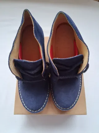 Botines azul como Nuevos. Talla 36