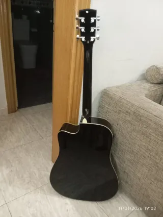 Guitarra Negra Harley Benton