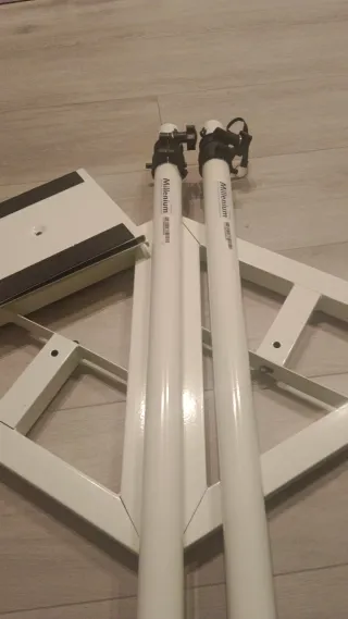 Soportes para Monitores Estudio Milenium Blancos