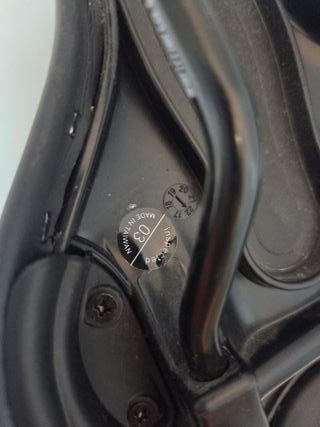 Sillín San Marco Negro/Amarillo