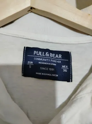 Camiseta Pull&Bear hombre tricolor