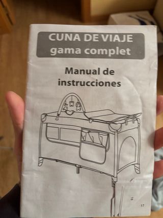 Cuna de viaje plegable
