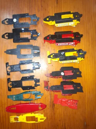 Lote Chasis y Carrocerías F1 Scalextric