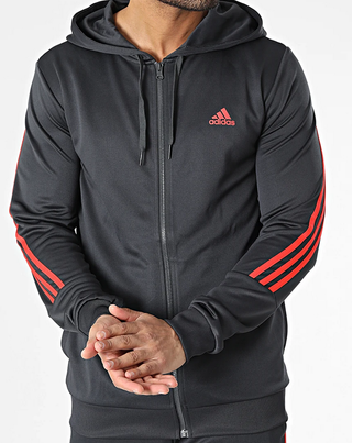 Chándal Adidas 3-Stripes Nero/Rosso
