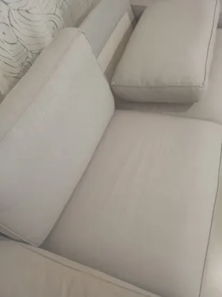 Divano Ikea 3 posti in tessuto beige