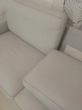 Divano Ikea 3 posti in tessuto beige