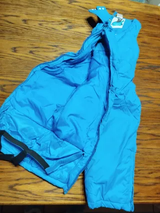 Mono de esquí azul para bebé 2 años