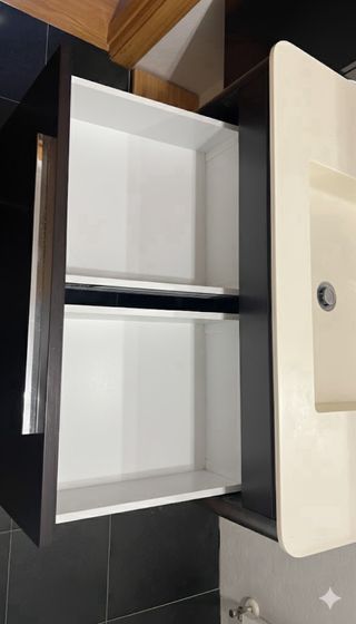 Mueble de baño 2 piezas lavabo + cajonera + espejo