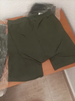 3 Calzoncillos Boxer Verde Militar Talla 1.