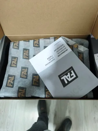 Zapatos de seguridad FAL Patrol low gtx negros