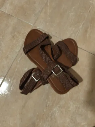 Sandalias Marrones Talla 39