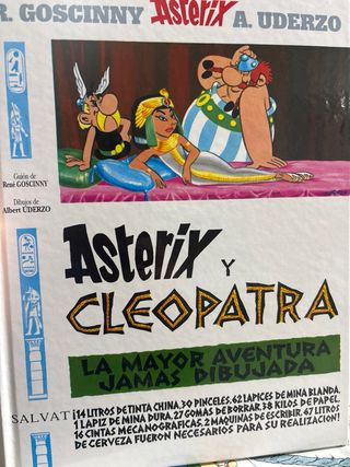 Cómics de Astérix. Salvat. Dibujos de Uderzo.