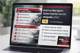 Sube tu press banca (Rutina PRO PDF + bonus)